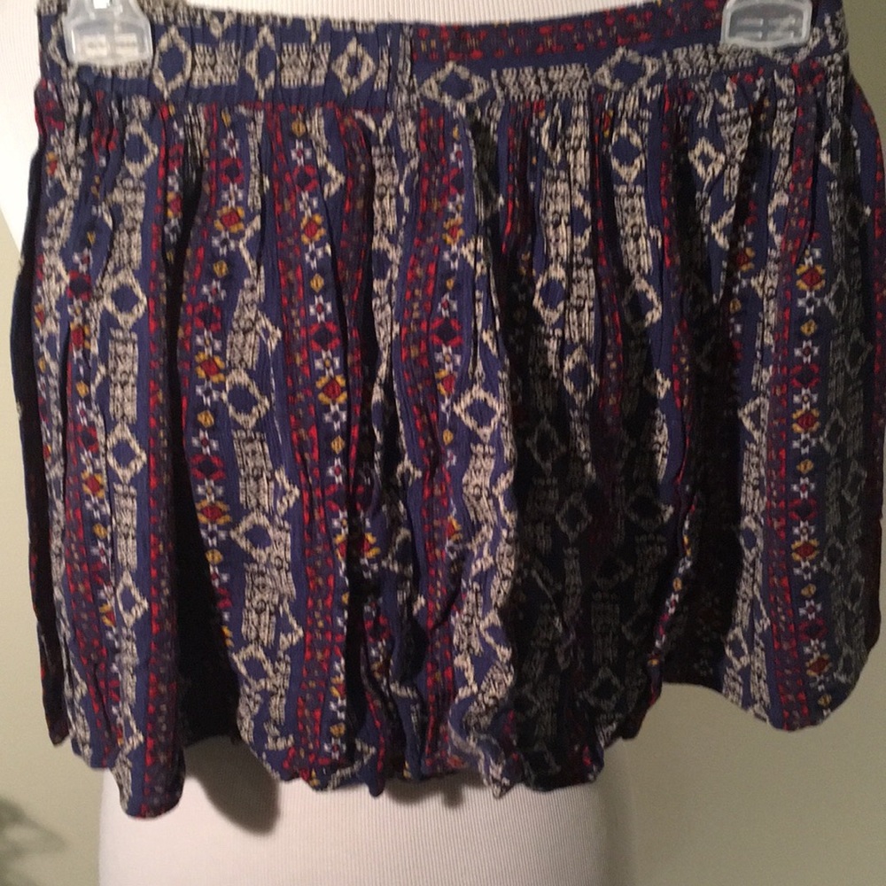 Forever 21 Skort/Skirt with Native American print